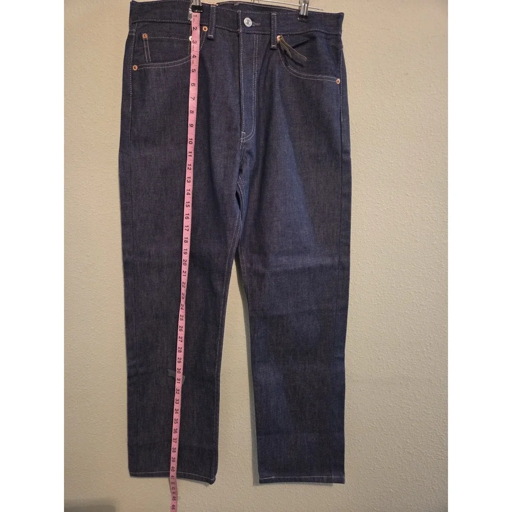 Levis 501 Jeans Mens 32x30 Blue Button Fly Straight Leg Denim